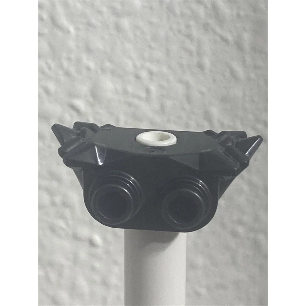 86124 LEGO Minifigure Armor Shoulder Crystal Shards 2 Studs Back Pearl Dark Gray